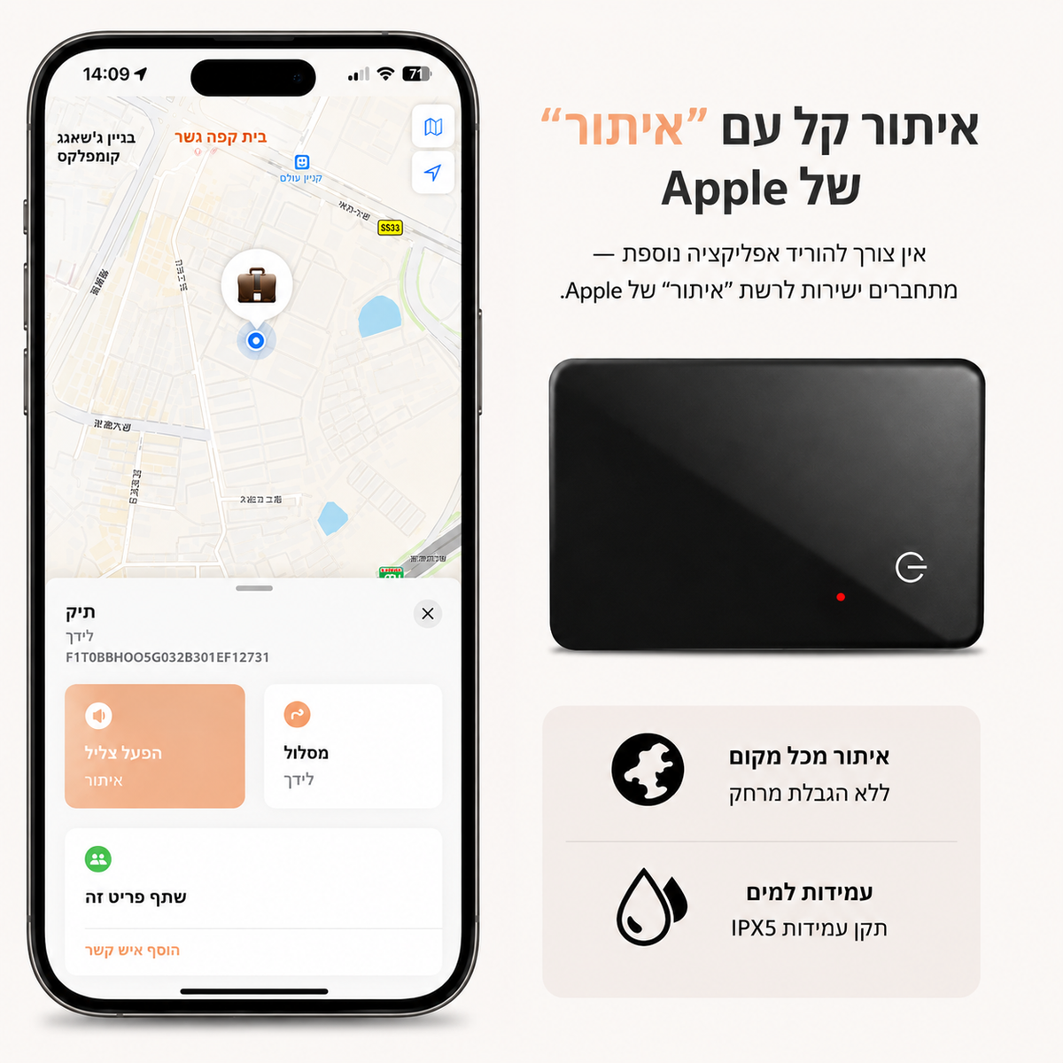 FlowCard – לדעת תמיד איפה הארנק שלך.